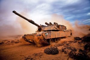 M1 Abrams in desert